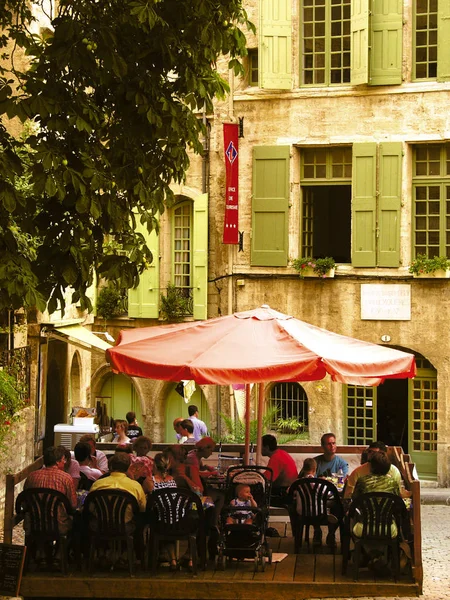 Франс Languedoc Rollon Tourist Town Village Pezenas — стоковое фото