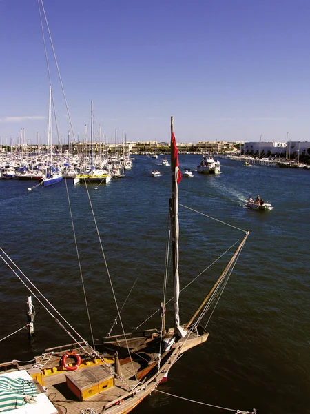 France Languedoc Rollon Port Camarge South France — стоковое фото