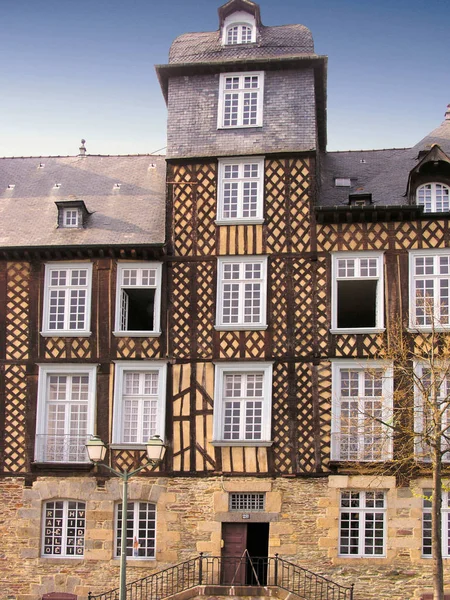 Antigua Arquitectura Rennes Francia — Foto de Stock