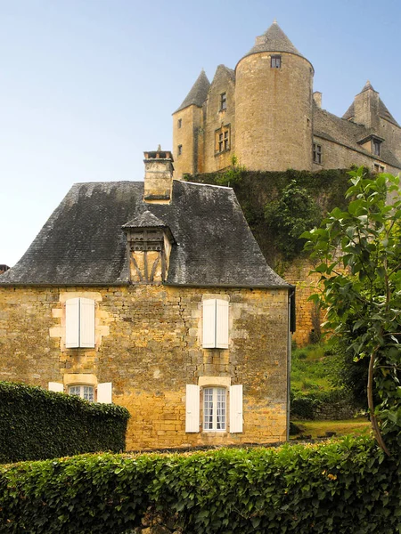 France Dordogne Castelo Aldeia Salignac — Fotografia de Stock