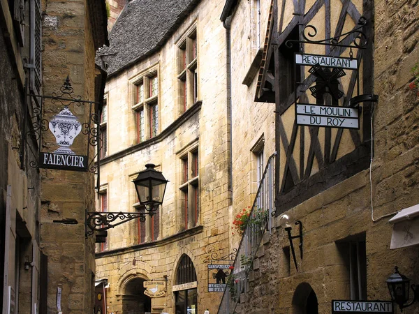 Francia Dormida Sarlat Caneda Pueblo — Foto de Stock