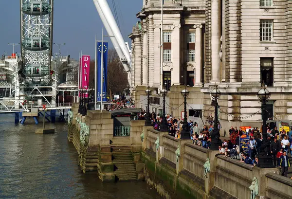 London City England Zona Artística Orilla Sur — Foto de Stock