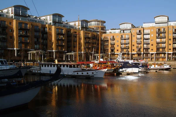 Europe England London Docklands Katherine Dock — Stock Photo, Image