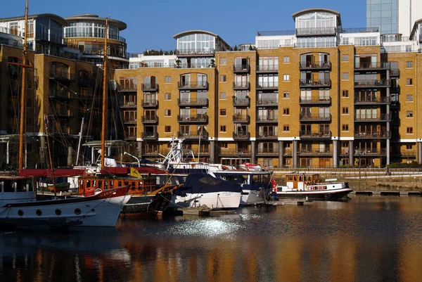 Europa Inghilterra Londra Docklands Katherine Dock — Foto Stock
