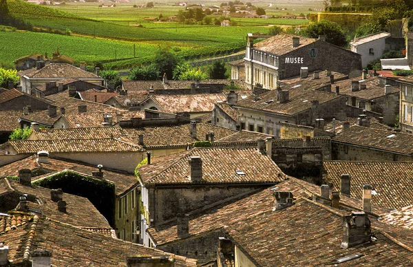 Pohled Architekturu Saint Emilion Francie — Stock fotografie