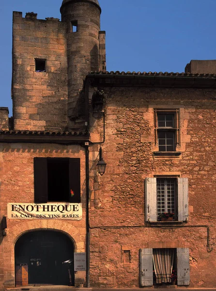 Vista Arquitetura Saint Emilion França — Fotografia de Stock