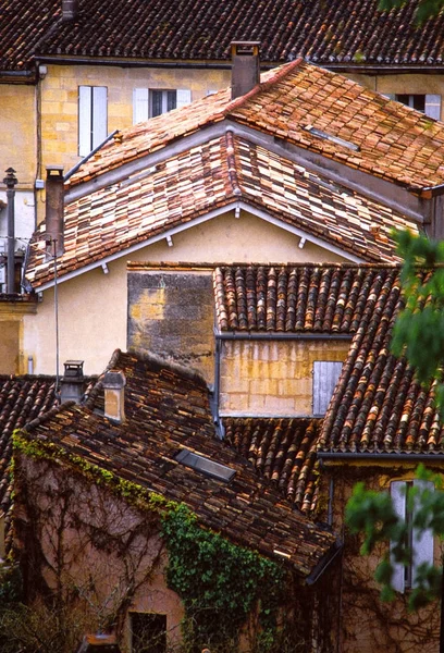 Vue Sur Architecture Saint Emilion France — Photo