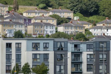 Swansea marina dock Dock bağlantı noktası tekne tekneler Galler glamorgan İngiltere'de tekne liman 
