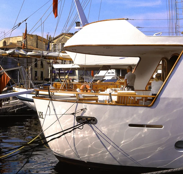 Francia Provence Cotes Azur Var Ciudad Turística Tropez —  Fotos de Stock