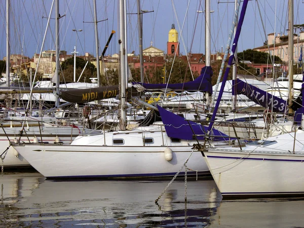 Francja Prowansja Festiwalowego Var Ośrodek Miasta Tropez — Zdjęcie stockowe