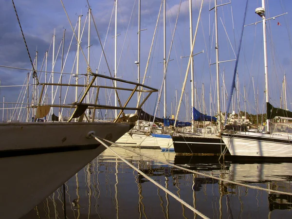 Francia Provence Cotes Azur Var Ciudad Turística Tropez — Foto de Stock