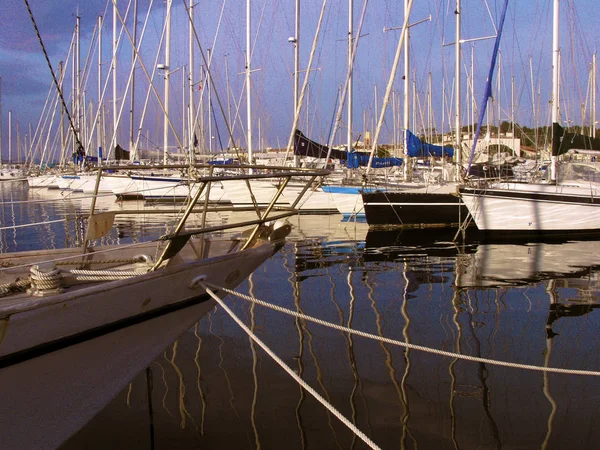 Γαλλία Προβηγκία Cotes Azur Var Θέρετρο Πόλης Του Σαιν Τροπέ — Φωτογραφία Αρχείου