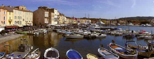 Francia Provence Cotes Azur Var Ciudad Turística Tropez —  Fotos de Stock