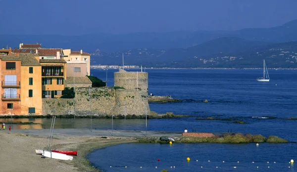 Γαλλία Προβηγκία Cotes Azur Var Θέρετρο Πόλης Του Σαιν Τροπέ — Φωτογραφία Αρχείου