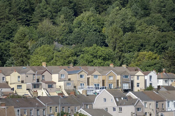 Swansea Marina Darsena Banchine Porto Barca Barche Canottaggio Wales Glamorgan — Foto Stock