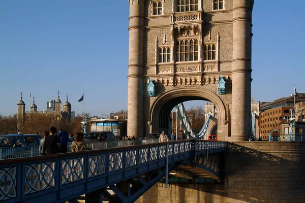 Inglaterra Reino Unido Londres Río Támesis Torre Puente — Foto de Stock