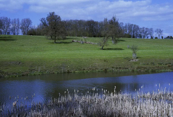 Compton Verney Stattliche Home Arts Foundation Warwickshire English Midlands England — Stockfoto