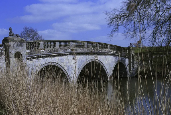 Compton Verney Okazałym Domu Arts Foundation Warwickshire Angielski Midlands Anglii — Zdjęcie stockowe