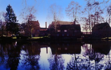 Burası Harvington Village, Worcestershire, İngiltere, İngiltere. Leica kamera ile filme çekildi. 