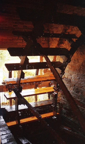 Charlecote Mill Old Water Wheel Powered Mill Warwickshire Anglaise Midlands — Photo