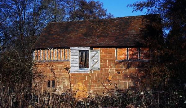 Burası Harvington Village Worcestershire Ngiltere Ngiltere Leica Kamera Ile Filme — Stok fotoğraf