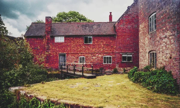 Charlecote Mill Antiguo Molino Ruedas Agua Warwickshire English Midlands Inglaterra Imagen de stock