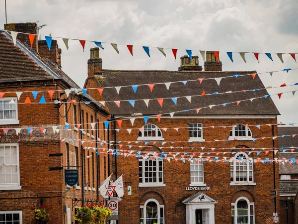 Old Historic Roman Market Town Alcester Warwickshire England — Stock Photo, Image