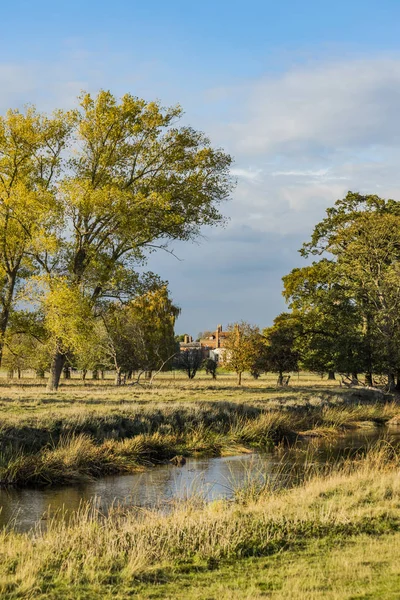 Terrein Landgoed Van Charlecote Park Warwickshire Engeland — Stockfoto