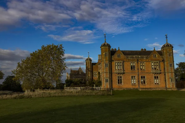 Teren Majątek Charlecote Park Warwickshire Anglia — Zdjęcie stockowe