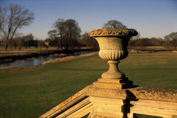 Grounds Gardens Estate Charlecote Park Warwickshire English Midlands England Съемка — стоковое фото