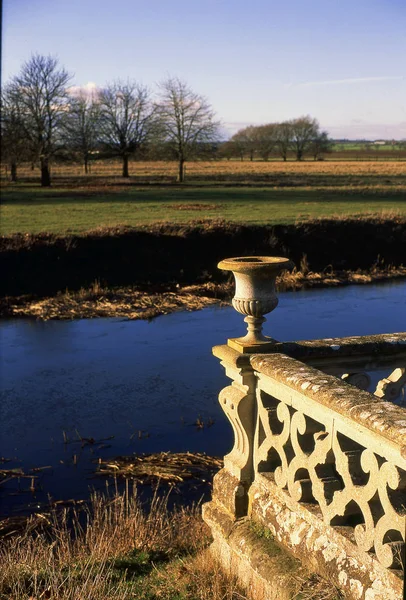 Ogrody Ogrodów Posiadłości Parku Charlecote Warwickshire English Midlands Anglia Wielka — Zdjęcie stockowe