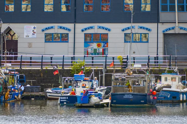 Wales Glamorgan Marina Port Harbour Dock Docks Swansea Boat Boats —  Fotos de Stock