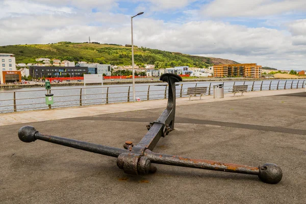 Storbritannien Wales Glamorgan Marina Port Harbour Dock Docks Swansea Båt — Stockfoto