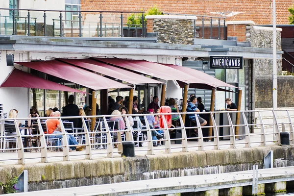 Wales Glamorgan Marina Port Harbour Dock Docks Swansea Boot Boten — Stockfoto