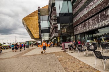 Galler İngiltere, Cardiff Docks, azartiger bay.