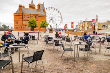 Galler İngiltere, Cardiff Docks, azartiger bay.