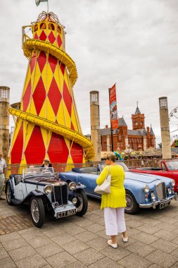 Galler İngiltere, Cardiff Docks, azartiger bay.