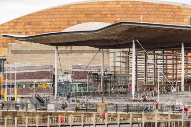 Galler İngiltere, Cardiff Docks, azartiger bay.