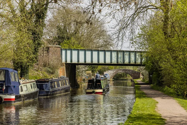 Kingswood Kreuzung Stratford Und Grand Union Canal Warwickshire English Midlands — Stockfoto