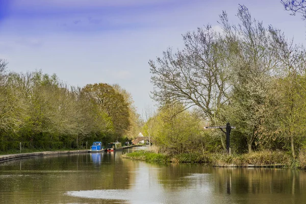 Kingswood Junction Stratford Grand Union Canal Warwickshire English Midlands Warwickshire — Stock Photo, Image