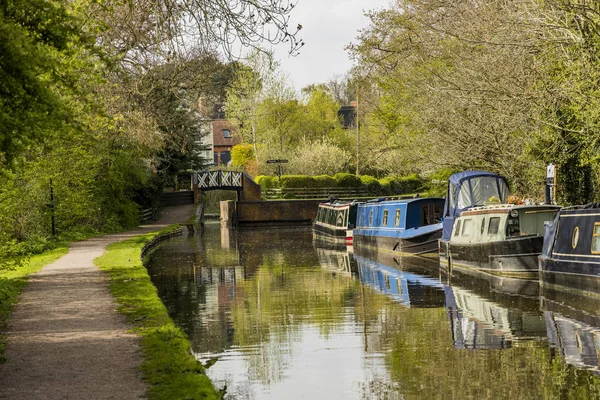 Kingswood Kreuzung Stratford Und Grand Union Canal Warwickshire English Midlands — Stockfoto