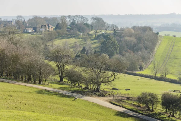 Burton Dassett Hills Country Park Warwickshire Midlands Inglesi Inghilterra Regno — Foto Stock