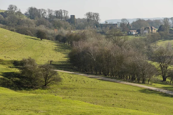 Burton Dassett Hills Şehir Parkı Warwickshire Ngiliz Midlands Ngiltere Ngiltere — Stok fotoğraf