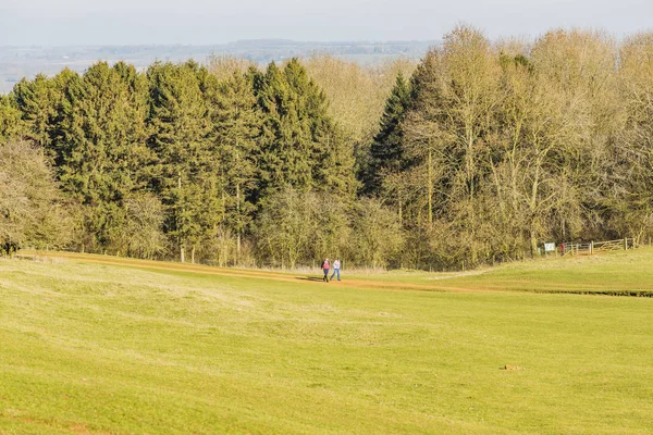 Parque Rural Burton Dassett Hills Warwickshire Midlands Ingleses Inglaterra Reino — Foto de Stock