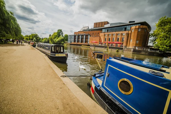 Stratford Avon Warwickshire English Midlands England Summers Day Popular Tourist — Stock Photo, Image