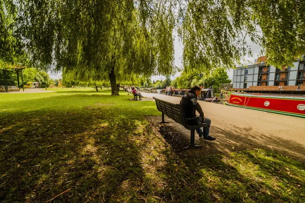 Stratford Avon Warwickshire Engelse Midlands Engeland Zomers Dag Populaire Toeristische — Stockfoto