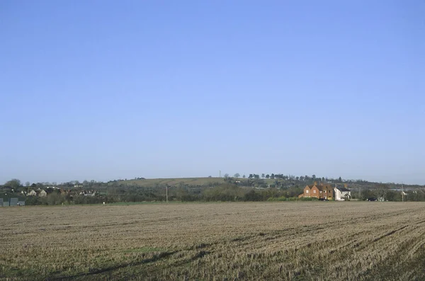 Alan agriculrural manzara İngiltere'de — Stok fotoğraf