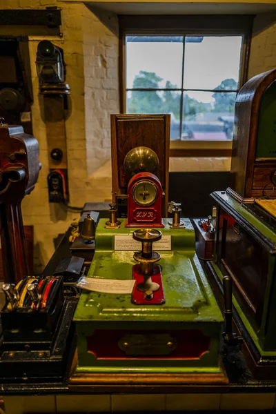 セバーンバレーヘリテージ蒸気鉄道 キダーメニスター駅 ウスターシャー イングランド — ストック写真