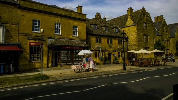 Broadwayská Vesnice Cotswoldworcestershire Anglie — Stock fotografie