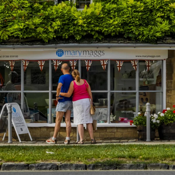 Broadwayská Vesnice Cotswoldworcestershire Anglie — Stock fotografie